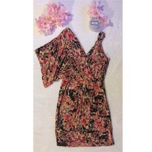 bebe Asymmetrical Slv Dress